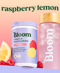 Bloom Nutrition Creatine Monohydrate Powder 5g Micronized Creatine per Serving Supports Muscle Recovery Strength Endurance Pre or Post Workout Gluten Free Non GMO Raspberry Lemon 40 SVG 9 oz