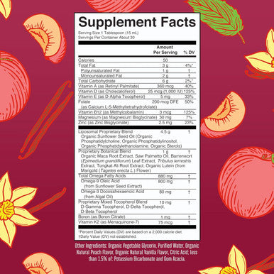 MaryRuth Organics Men's 40+ Liposomal Multivitamin Liquid Multivitamin with Vitamins, Minerals & Omega-3/9, Non-GMO, Vegan, 15.22 fl oz