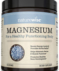 NatureWise Naturewise Magnesium Powder for Nerve Energy Support from Magnesium Citrate 2 Month Supply 303.6 Gram
