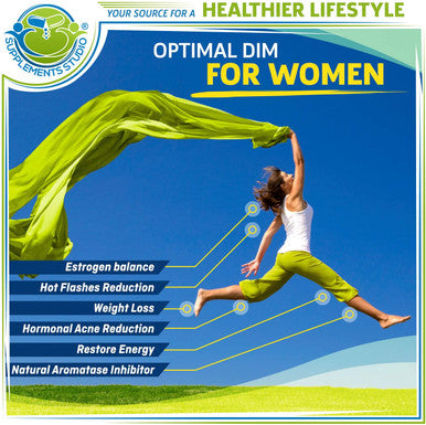 Optimal Dim Diindolylmethane Plus Supplement 200Mg For Hormonal And Estrogen Balance Vegan Multivitamin Plus For Men Women No Iron For Optimum Nutrition With Complete Multi System Support