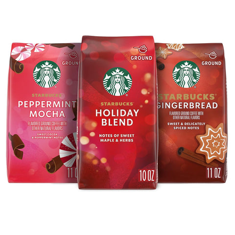 Starbucks Ground Coffee, Dark Roast Hot or Iced Coffee, Variety Pack, Three 12 oz BagsÃƒÂ¢Ã¢â€šÂ¬Ã¢â‚¬Â¹