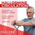 Hallusa Natural Diosmin Circulation - Support For Circulation And Veins - Diosmin - Diosmine- Diosmina - Circulation & Vein Support Supplement