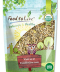Food to Live - Organic Raw Superseed Mix- Chia, Flax, Hemp, Pumpkin, and Sunflower, 12 Ounces Ã¢â‚¬â€ Non-GMO Whole Seeds Blend, Vegan, Kosher, Raw, Bulk
