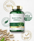Carlyle Bacopa Monnieri Capsules | 180 Capsules | Gluten Supplement
