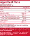 Bronson Antarctic Krill Oil 1000 Mg With Omega-3S Epa Dha Astaxanthin And Phospholipids 180 Softgels