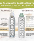 La Tourangelle, Avocado Oil Spray, All-Natural Handcrafted from Premium Avocados, Great for Cooking, Butter Substitute, and Skin and Hair Care, Spray Cooking and Grilling Oil, 5 fl oz (Pack of 2)