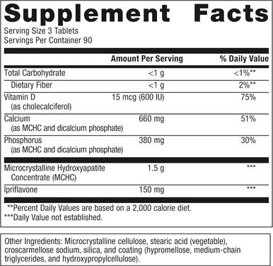 Metagenics Bone Builder Prime - Ipriflavone Bone Strength Supplement - Comprehensive Mineral Support - with Calcium Vitamin D & Ipriflavone- Non-GMO - Gluten- - 270 Tablets