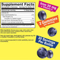 Iron Gummies With Vitamin C -Anemia And Cellular Energy Support, Promotes Red Blood Cell Formation - Energy & Immune System Support -Natural Grape Flavor-60 Gummies