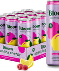 Bloom Nutrition Sparkling Energy Drink - Apple Crisp / Glacier Crush Variety Pack - Natural Caffeine, Zero Sugar, 180mg Caffeine - Antioxidant-Rich with Green Coffee Bean, Green Tea Extract, Prebiotics - 12oz 12 Pack