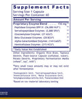 Premier Research Labs Digestase-Sp - 6 Enzymes For Digestion - Supports Digestion Of Carbohydrates & Protein - For Occasional