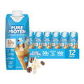 Pure Protein Vanilla Protein Shake, 30g Complete Protein, 12 Ct | Ready to Drink and Keto-Friendly, Vitamins A, C, D, and E plus Zinc to Support Immune Health, 11oz Bottles