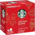 Starbucks K-Cup Coffee Pods, Medium Roast Coffee for Keurig Brewers, Holiday Blend, 100% Arabica, Limited Holiday Edition, 1 Box (32 Pods)