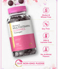 Carlyle Multivitamin For Women | 180 Gummies | Mixed Berry Flavor | With Collagen | Non-Gmo, Gluten Free Supplement