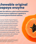 American Health 4 Pack Of Original Papaya Enzyme Chewable 600 Tablets