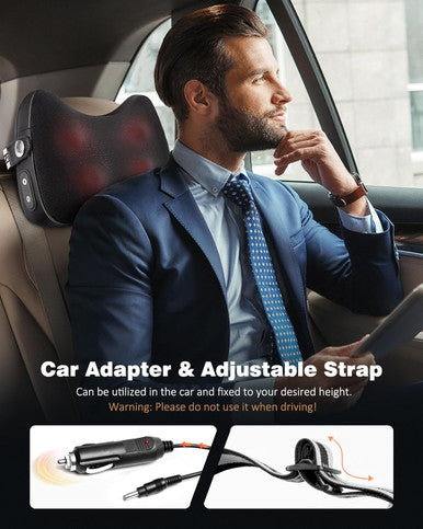 Back And Neck Massager For Pain Relief Deep Tissue, Shiatsu Back And Neck Massager With Heat For Back, Neck, Shoulder And Leg Massage, Chritmas Gifts For Men Women Mom Dad, Relax For Home Office Car