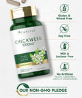 Carlyle Chickweed Capsules | 1,000Mg | 120 Count | Non-Gmo, Gluten Free Extract | Herbal Supplement