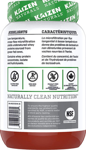 Kaizen Naturals Whey Protein - CINAMMON Bun 840g 840 gram Cinnamon Bun