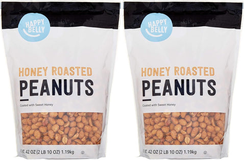 Amazon Brand - Happy Belly Peanut, Honey Roasted, 42 ounce