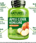 NATURELO Apple Cider Vinegar Capsules - Natural ACV with Mother Supplement for Men & Women for Detox, Cleanse and Weight Management - 120 Vegan Capsules