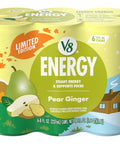 V8 Energy Strawberry Banana Juice Energy Drink, 8 fl oz Can (24 Pack)