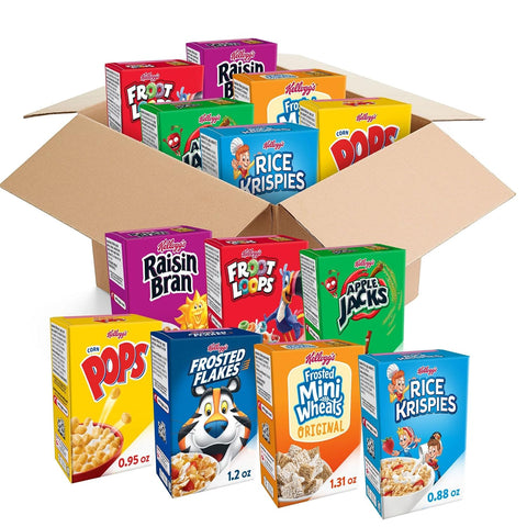 Kellogg's Blueberry Bran Crunch Breakfast Cereal, Family Breakfast, Fiber Cereal, Original, 15.8oz Box (1 Box)