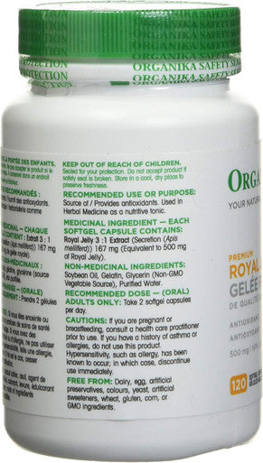 Organika Premium Royal Jelly (Premium) 120 Sftgl