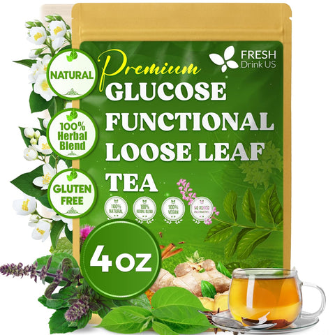 FreshDrinkUS, Premium 120 Mulberry Leaf Tea Bags, 100% Natural & Pure from Mulberry Leaves. Loose Leaf Herbal Tea. Made with Natural Material Tea Bags. No Sugar, No Caffeine, No Gluten, Vegan.