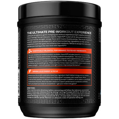 MuscleTech Vapor X5 Pre Workout Powder for Men & Women PreWorkout Energy Powder Drink Mix | Sports Nutrition Pre-Workout Products | Blue Raspberry (30 Servings)-Package Varies