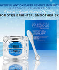 bellapierre Precious Sapphires Hydrating AM Moisture Cream | Daily Facial Moisturizer with Coconut Oil & Vitamin E | Non-Greasy Formula - 1.76oz