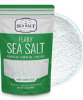 Sea Salt Superstore Flaky Sea Salt Hand Harvested Sea Salt Flakes Baja Fleur de Sel Flake Salt Gourmet Finishing Flaky Salt for Baking and Cooking 7 oz Bag