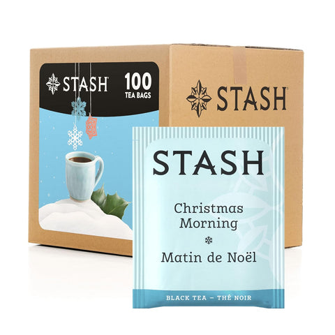 Stash Tea Peppermint Herbal Tea, Box of 100 Tea Bags | Cooling, brisk peppermint flavor with refreshing herbal notes, Non-GMO Project Verified and foil-sealed freshness