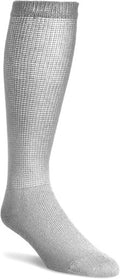 Physician'S Choice Physicians' Choice Diabetic Socks Unisex Diabetic - Over the Calf Socks for Men & Women 12 Pack - Grey - Size 13-15 (M) / 15-17 (W)