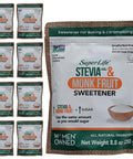 Super Life Stevia & Monk Fruit Sweetener ÃƒÂ¢Ã¢â€šÂ¬Ã¢â‚¬Å“ Low-Glycemic Index, Erythritol-Free Sugar Alternative for Baking, Beverages & Caramelizing | Non-GMO, Low-Calorie, Keto Diet Friendly ÃƒÂ¢Ã¢â€šÂ¬Ã¢â‚¬Å“ 8.8oz / 250g