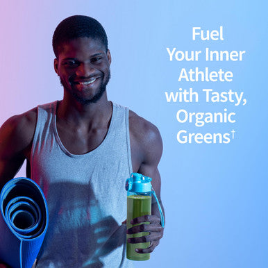 Garden of Life Sport Nutrition Greens And Superfoods Powder For Women And Men - Unflavored Organic Blend - Spirulina Fruit Vitamins Pre & Probiotics Mushrooms Athletic Supplements 30 Servings