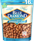 Blue Diamond Almonds Honey Roasted Snack Almonds, Party Salty Snack, Plant-Based Protein and Fiber, After School Snacks, Events, Holidays and Lunch, 16Oz, 1 Pound (Pack of 1)