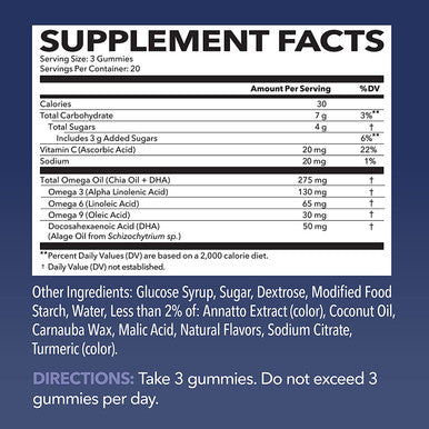 The Vitamin C Omega Bundle Gummies for The Brain