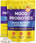 InnovixLabs Mood Probiotic 60 Capsules Lactobacillus helveticus Rosell 52ND Bifidobacterium longum Rosell 175 1st Probiotic Formula Clinically Studied for Mood Support Probiotics for Men Women