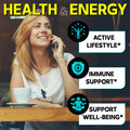 Dedicad Magnesium L-Threonate Capsules With Lions Mane Mushroom & Ashwagandha Root - 210 Capsules - 1000Mg Per Serving