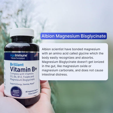 Vitamin B Complex - 60 Capsules With Vitamins B6 20Mg D3 1000Iu Magnesium Bisglycinate 260Mg Methyl B12 1000Mcg And Folate As Methylfolate 600Mcg Dfe. Doctor Formulated Mthfr Support Supplement.