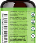 NATURELO Vegan D3 Gummies for Kids - 1000 IU Vitamin D3 - Plant-Based Whole Food Supplement for Children 4 and Older - 60 Vegan-Friendly Gummies