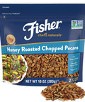 Fisher Chef's Naturals Pecan Halves 24 oz Resealable Bag, Unsalted Raw Nuts for Cooking, Baking & Snacking, Healthy Snacks for Adults, Vegan Protein, Keto Snack, Gluten Free Raw Pecans Halves