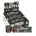 ALOHA Organic Plant Based Protein Bars - Cookies and Creme - 12 Bars Vegan Low Sugar Gluten-Free Paleo Low Carb Non-GMO No Stevia No Erythritol