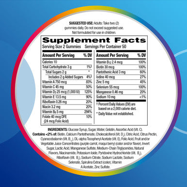 Centrum Multigummies Gummy Multivitamin For Men Multivitamin/Multimineral Supplement With Selenium Antioxidants And Vitamin D3 Assorted Fruit Flavor - 170 Count