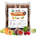 Berrilys Dried Fruit Mix USDA Organic, 1 Lb of Diced Figs, Apricots, White Mulberries, Sultanas, Sour Cherries - No Sugar Added, Non-GMO, Perfect for Baking, Oatmeal, Trail Mix & Snacking
