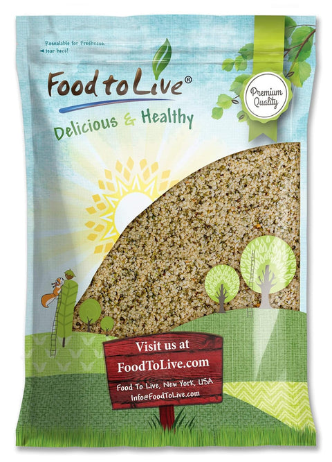 Food to Live Canadian Hemp Seeds, 8 Pounds Ã¢â‚¬â€œ Raw Hearts, Hulled, Shelled, Kosher, Bulk, Vegan Superfood, Keto and Paleo Friendly, Rich in Protein, Omegas 3 & 6, and Manganese, Great for Yogurts