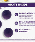 Zzzquil Pure Zzzs Melatonin Gummies Sleep Aid Melatonin 2Mg With Chamomile & Lavender Melatonin Sleep Gummies Sleep Aids For Adults Wildberry Vanilla Flavored 72 Sleep Gummies