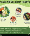 Greenive - Hemp Hearts - Hulled Hemp Seeds - Protein + Fiber - (2 Pound)