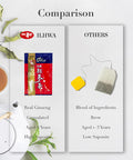 ILHWA Korean Ginseng Roots Extract Tea 100pcs 6 Years Ginseng Granulated. High Ginsenoside Rg1Rb1Rg3