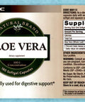 Gnc Natural Brand Aloe Vera Softgel Capsules