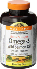 Holista Extra Strength Omega-3 with Wild Salmon Oil Softgels